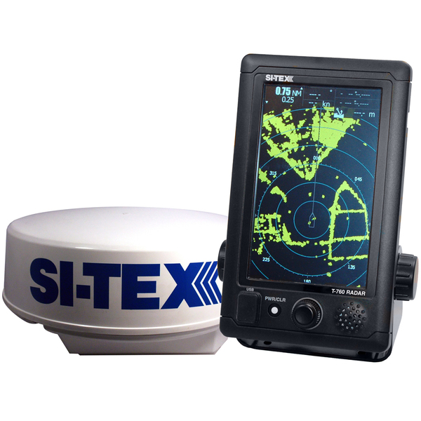 Si-Tex T-760 Compact Color Radar w/4kW 18" Dome - 7" Touchscreen T-760